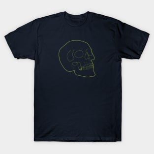 Neon Skull Yellow T-Shirt